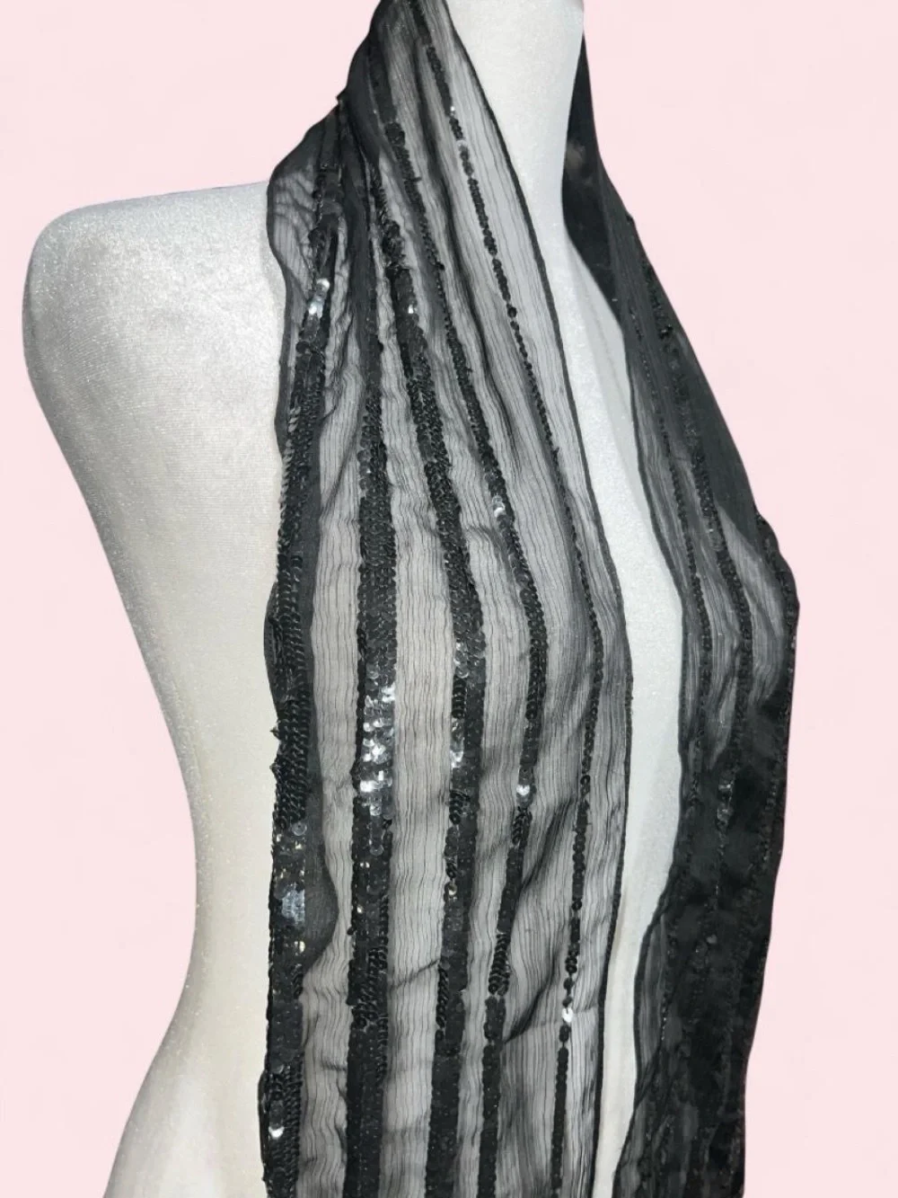 N/A black sheer